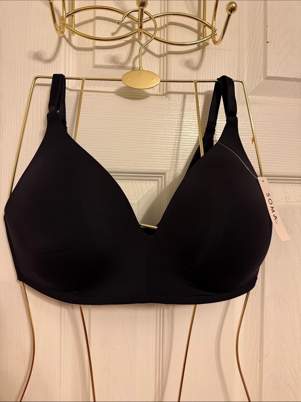 Soma Black Vanishing 360 Wireless Bra #536